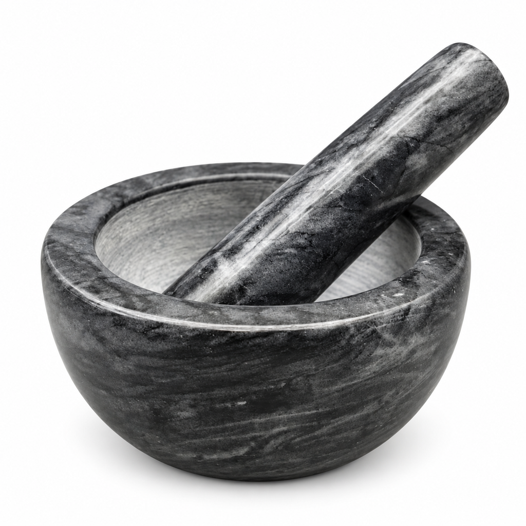 Mortier et pilon en granit – 12 cm
