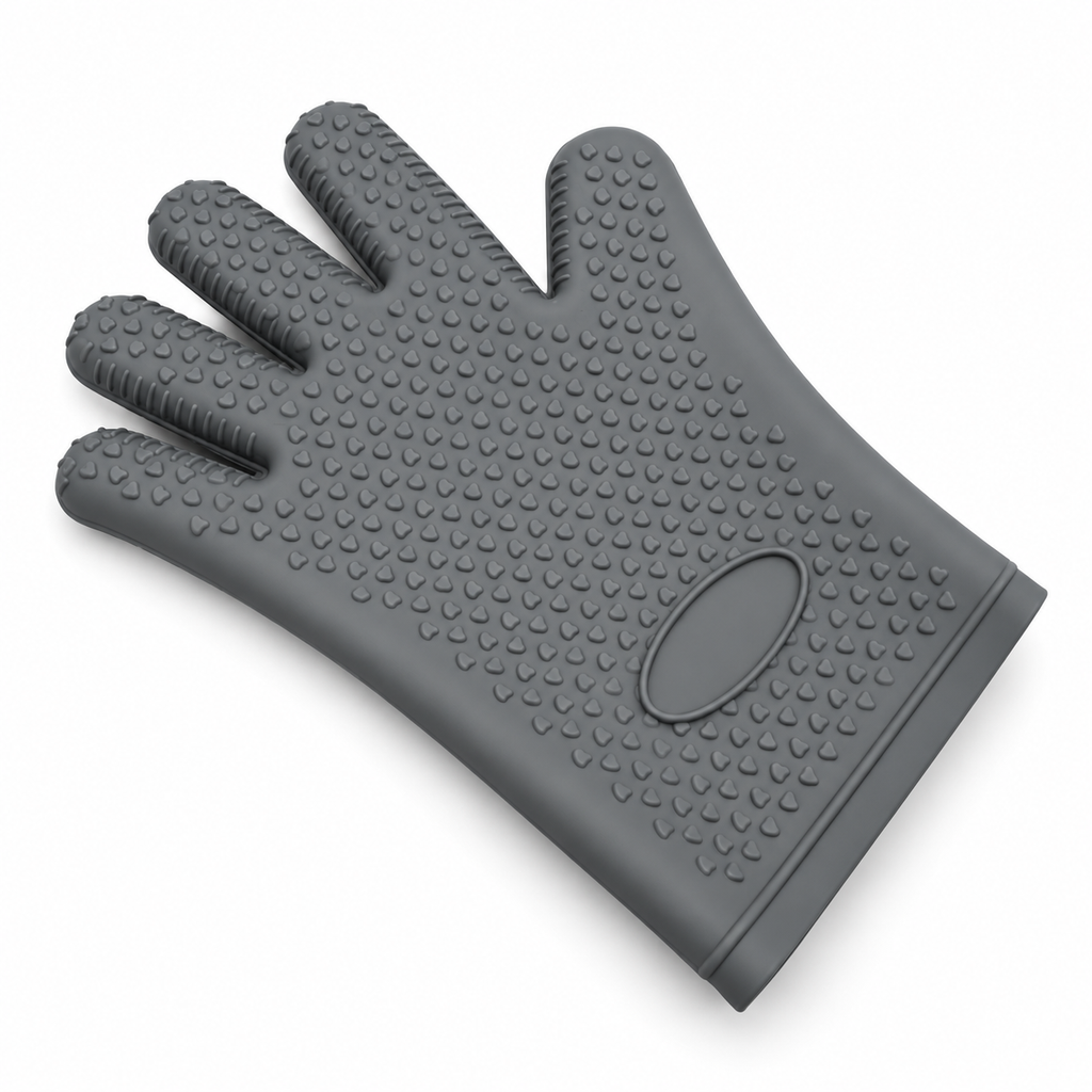 Gant de cuisine en silicone – Cinq doigts – Jusqu'à 260 °C